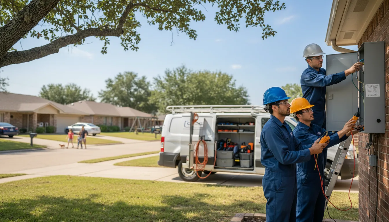 Certified electrician providing emergency electrical services in Linwood, NC